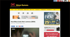 Desktop Screenshot of nikonrumors.com